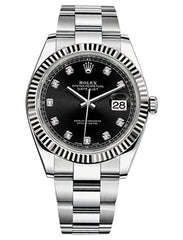 Rolex Datejust 41mm Stainless Steel Mens Watch