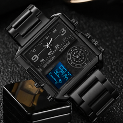 SANDA Brand Watch For Men's Triple Time Water Proof