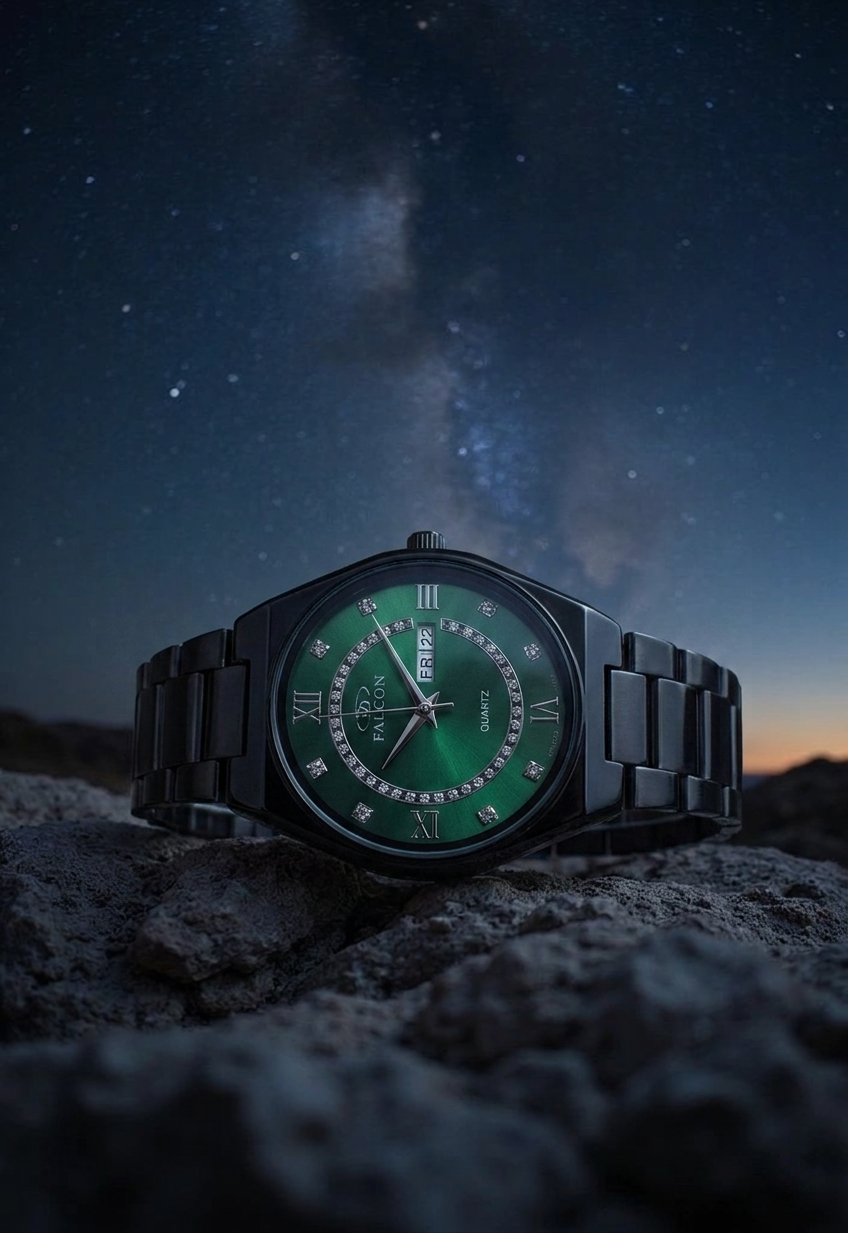 Falcon Stellar: Time Captured Between Earth and the Milky Way