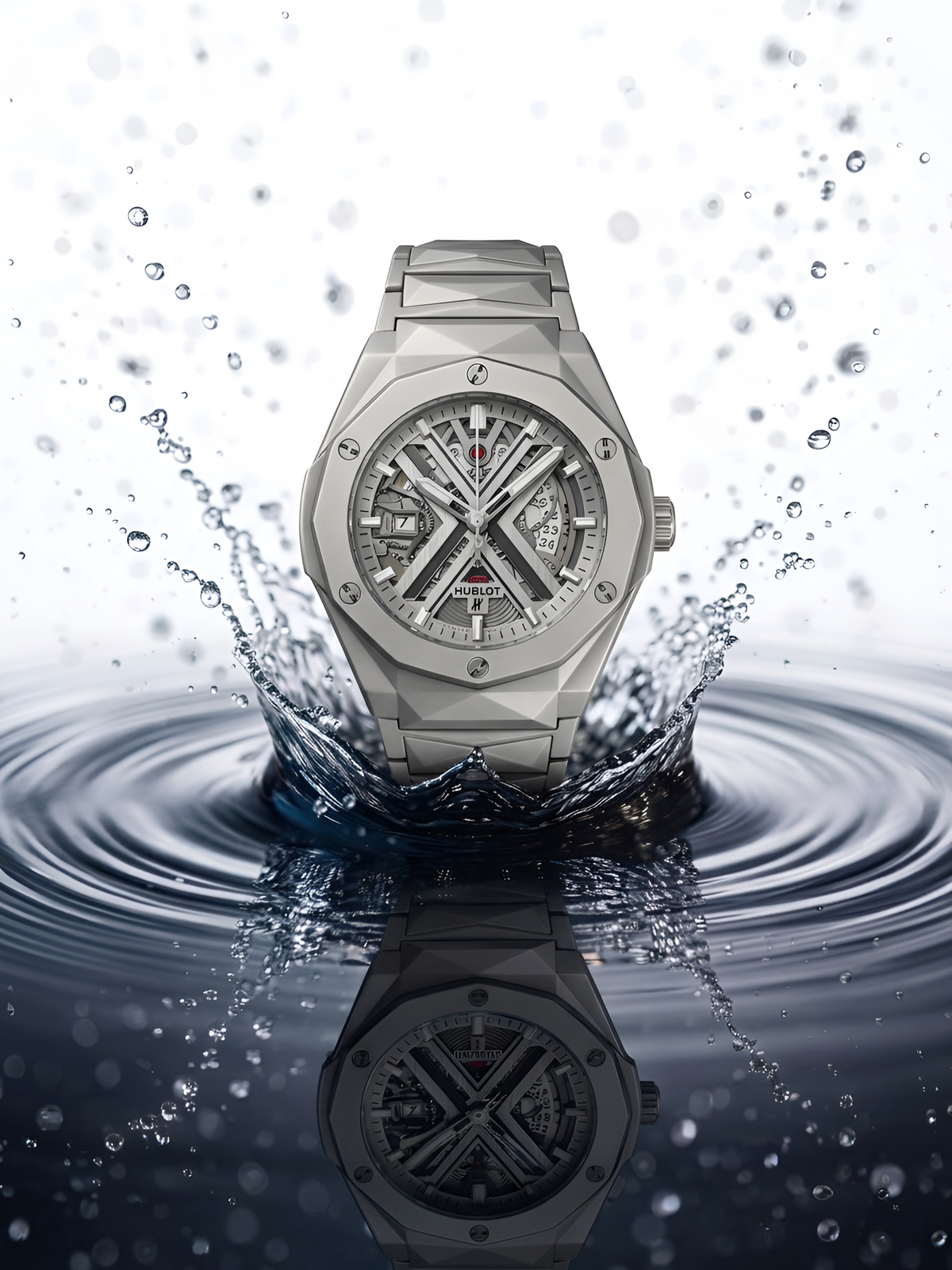 Hublot Silver Chain Semi-Auto