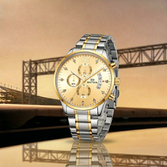 BESTWIN  Men's Antique Waterproof  Wristwatch