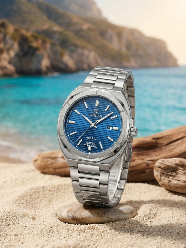 Longbo Mens Stainless steel watch